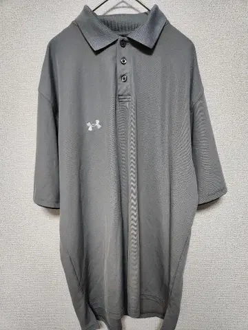 UNDER ARMOUR 언더아머 피케 셔츠 그레이 S