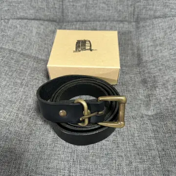 YOKO SAKAMOTO STANDARD BELT 가죽 벨트 와이드