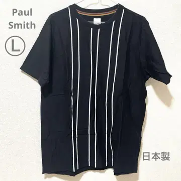 폴스미스 폴스미스 일본제 스트라이프 티셔츠 블랙 L