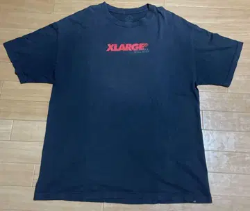 X-LARGE 엑스라지 브랜드 로고 티셔츠 블랙