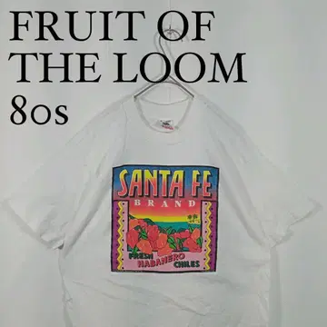 80s FRUIT OF THE LOOM 빈티지 티셔츠 M 후르츠