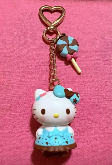 산리오 초코 민트 마스코트 참 헬로키티