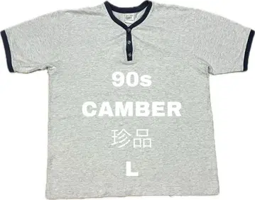 90s CAMBER 헨리넥 티셔츠 L USA제 빈티지 구제 의류
