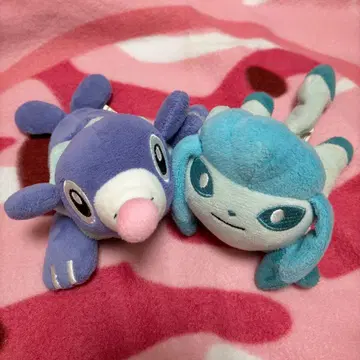 포켓몬 센터 쿠타리 봉제 인형 아시마리 & 그레이시아 봉제 인형