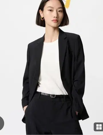 새상품 감동 자켓 릴랙스 핏 블랙 유니클로 M 사이즈