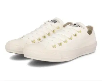 CONVERSE ALLSTAR 화이트 골드 스니커즈
