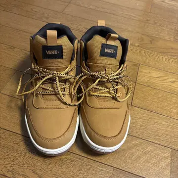 새상품급 VANS 브라운 하이컷 스니커즈