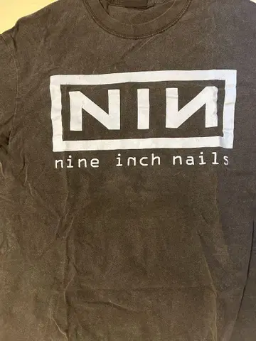 Nine Inch Nails 티셔츠 S 사이즈 다크 그레이