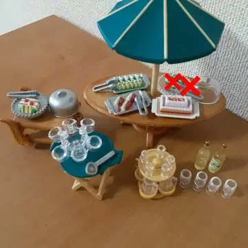 실바니아 테라스에서 파티 세트
