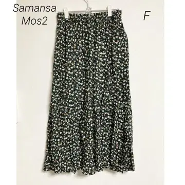 0198 Samansa Mos2 사만사 모스모스 꽃무늬 롱 스커트