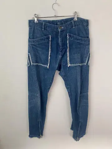suvam 블루 카고 데님 L 사이즈
