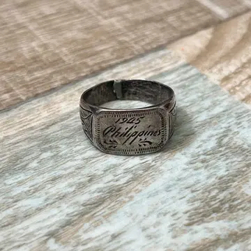 40s MILITARY RING 필리핀 반지 밀리터리 반지 22호
