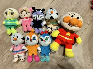 호빵맨 봉제 인형 세트