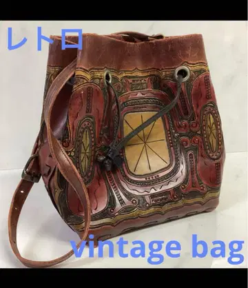 숄더 백 빈티지 구제 의류 레트로 세련된 디자인 bag (H168)
