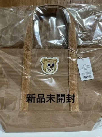 페이러 와펜 토트백 올드 테디 베이지