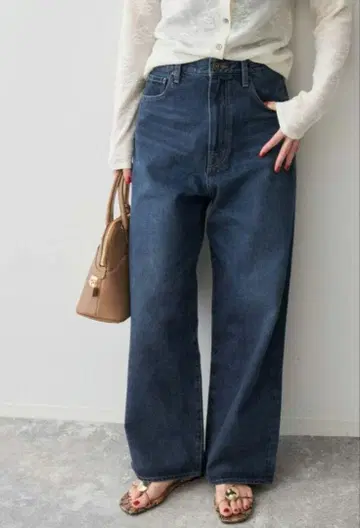 Spick and span 데님 팬츠 13온스 스트레이트 데님