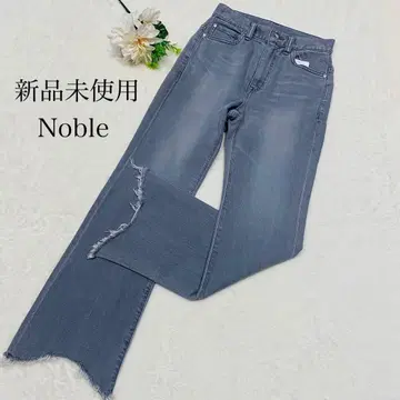 미사용 새상품 Noble 노블 포기 컬러 스트레치 스키니 데님 XS