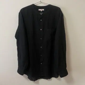 Handkerchief Club 손수건 클럽 린넨 셔츠 블랙