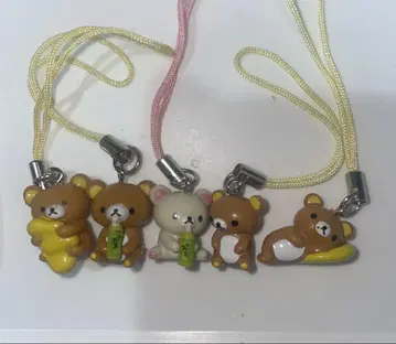 리락쿠마 스트랩 5개 세트