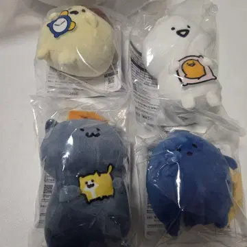 문구와 함께 제일복권 C상 봉제 인형 묶음 판매 굿즈 세트