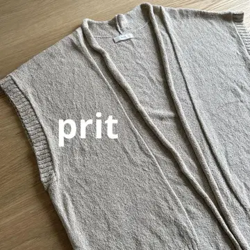 prit 프릿 린넨 코튼 베스트 가디건