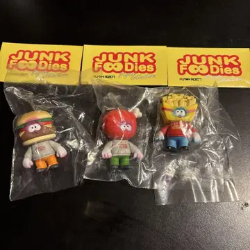 JUNK FOODies 피규어 3종 세트