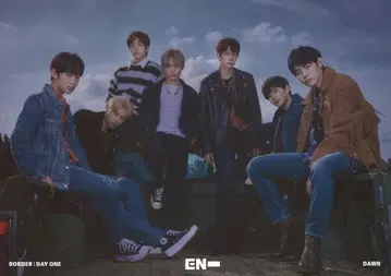 ENHYPEN BORDER:DAY ONE DAWN 엽서 파랑