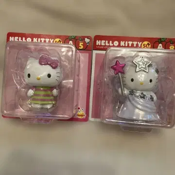 키티 happy 복권 A상 피규어 2종 세트