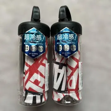 마블 쿨 타월 초냉감 타월 카라비너 케이스 포함 2개 세트