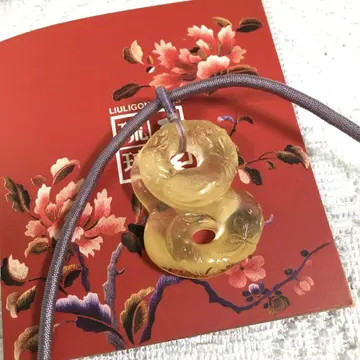 류리 공방 유리 세공 뱀 목걸이 미사용