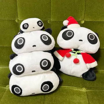 타레판다 봉제 인형 5개 헤이세이 레트로 크리스마스 레어