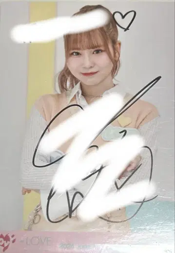 이코러브 오바 하나 아레나 투어 자필 브로마이드