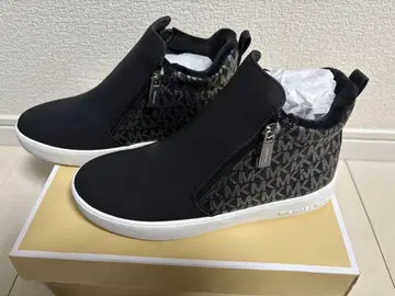 여성용 MICHAEL KORS 지퍼 부츠 블랙 23.5cm