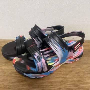헌터 헌터 마블 샌들 24.5cm 25cm
