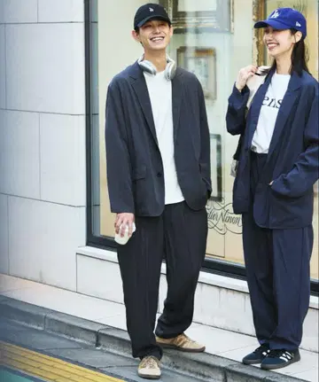 한정판 릴랙싱 루즈핏 셋업/유니섹스