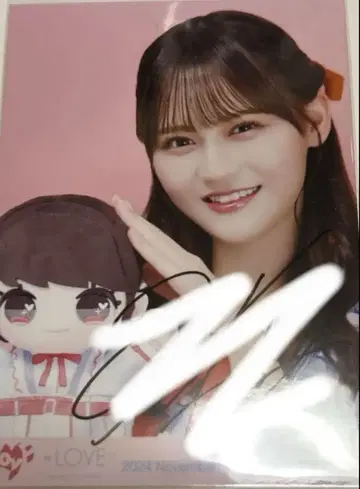 이코러브 타카마츠 히토미 자필 브로마이드