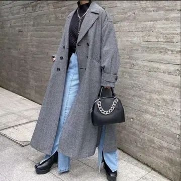 PAGEBOY 페이지 보이 윈터 트렌치코트 모노톤
