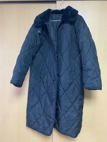 퍼가 달린 퀼팅 코트] 겨울용 코트