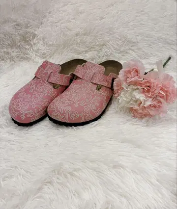 버켄스탁 보스턴 샌들 Papillio 핑크 27cm