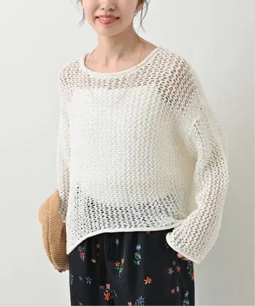 slobeiena LOGAN/로건 SLOBE 별주 메쉬 풀오버