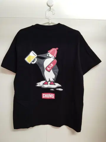 새상품 참스 CHUMS 여성용 반팔 티셔츠 사우베니아 DRINK Tee