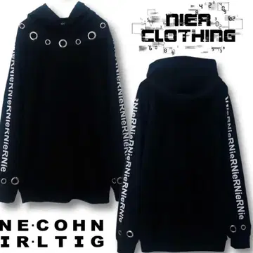 NieR 비둘기 장식 2WAY LOGO SLEEVE PARKA