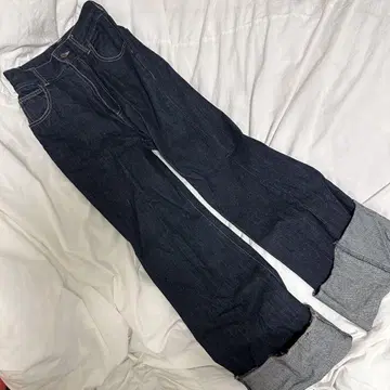 치코 Chico 롤업 데님 네이비