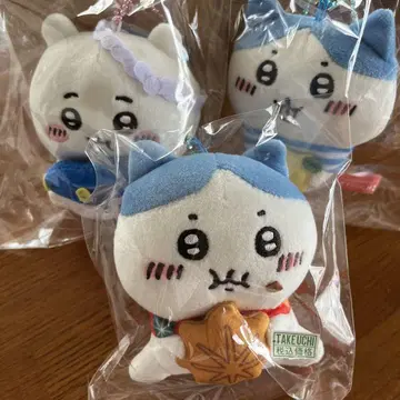 치이카와 (먼작귀) 지역 한정 봉제 인형 키체인 3개
