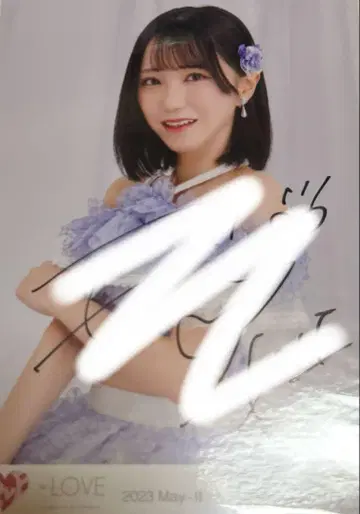 이코러브 노구치 이오리 자필 브로마이드