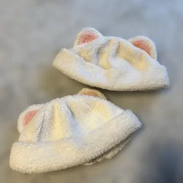 Jiniret 귀도리 모자 화이트