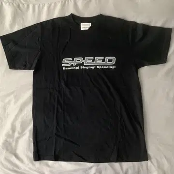 90s SPEED 슈퍼 아이돌 그룹 로고 티셔츠 스피도