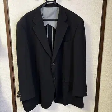 블랙 싱글 브레스트 5L 정장 자켓