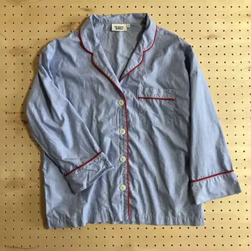 SLEEPY JONES 코튼 파자마 셔츠 XS