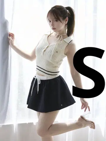머피 플레어 미니 스커트 네이비 (S)